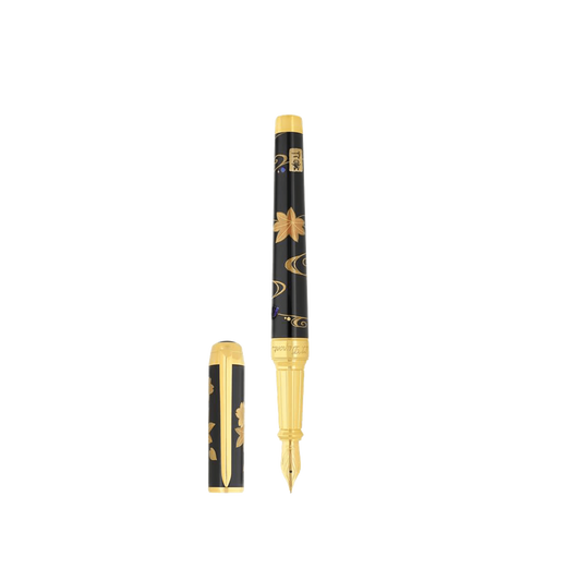 S.T. Dupont Xl D Eternity Fountain Pen Maki-E Ryusui Shu