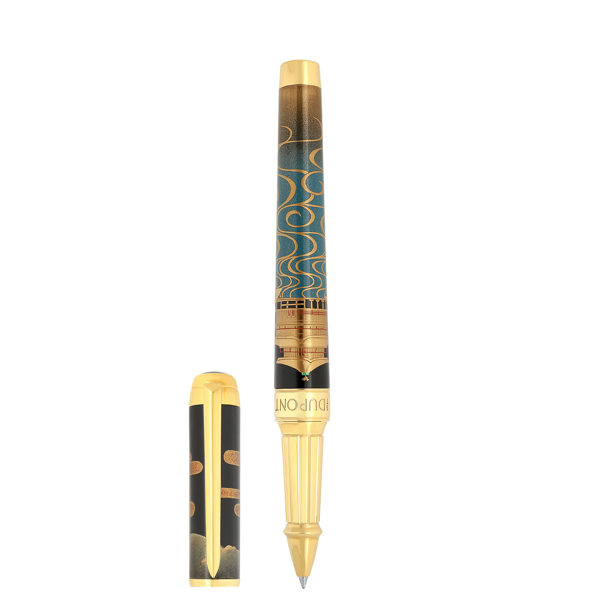 S.T. Dupont Xl D Eternity Multifunction Pen Maki-E Kinkaku — angle view