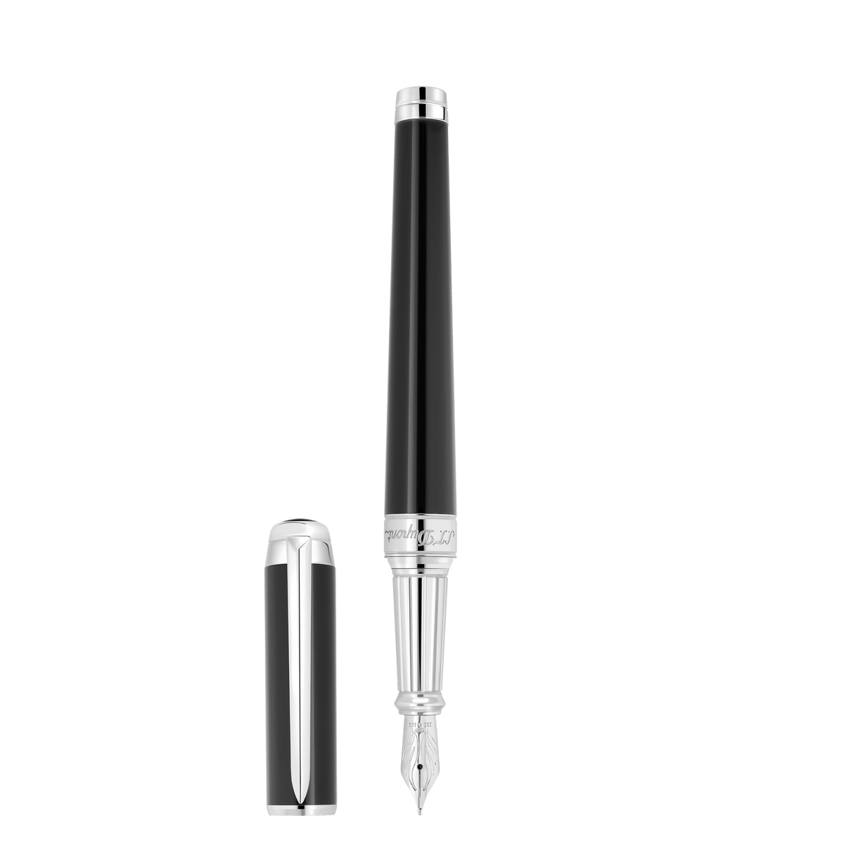 Stylo plume S.T. Dupont XL D laque noir palladium