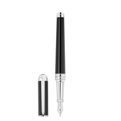 Stylo plume S.T. Dupont XL D laque noir palladium