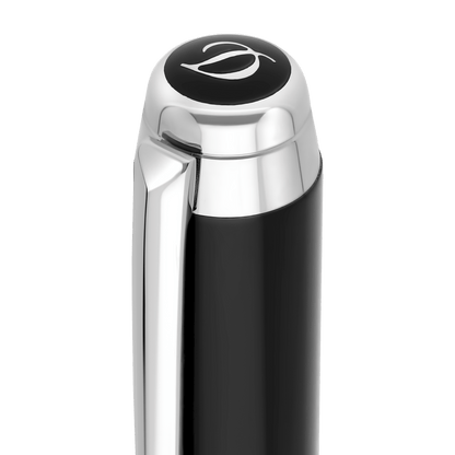 Stylo plume S.T. Dupont XL D laque noir palladium — vue de détail