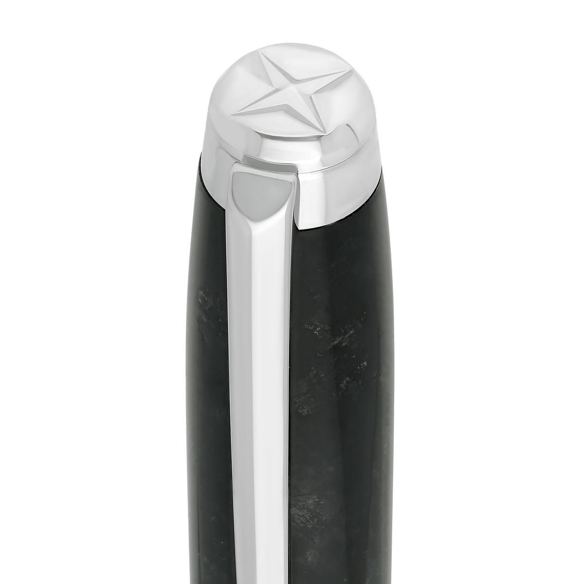 S.T. Dupont Medium D Eternity Fountain Pen Popote Black Palladium — detail view