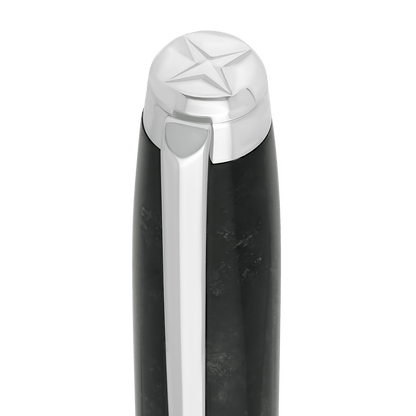 S.T. Dupont Medium D Eternity Fountain Pen Popote Black Palladium — detail view