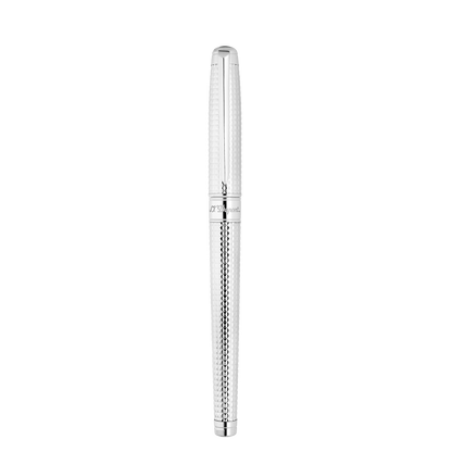 S.T. Dupont Medium D Rollerball Pen Diamhead Palladium — angle view