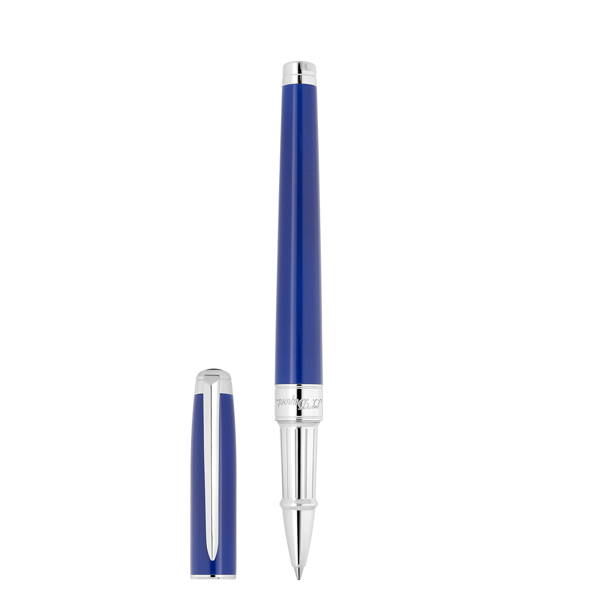 S.T. Dupont Medium D Rollerball Pen Sapphire Palladium