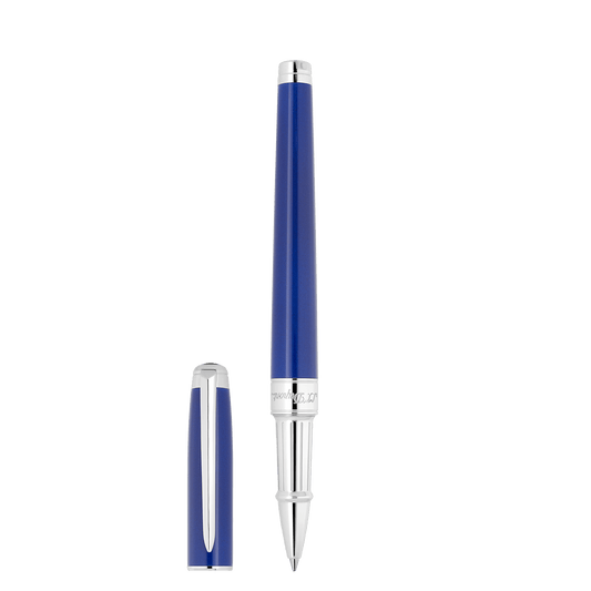 S.T. Dupont Medium D Rollerball Pen Sapphire Palladium