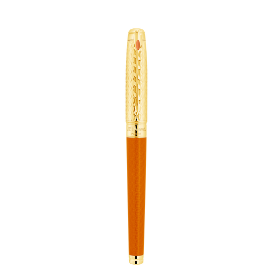 S.T. Dupont LINE D ETERNITY - LARGE ROLLERBALL PEN GAME OF THRONES FIRE / YELLOW GOLD — official product image