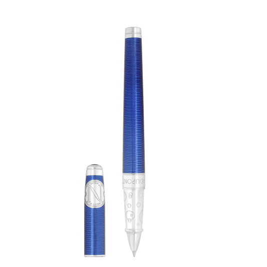S.T. Dupont LINE D ETERNITY - LARGE ROLLERBALL PEN GULF STREAM PALLADIUM — official product image
