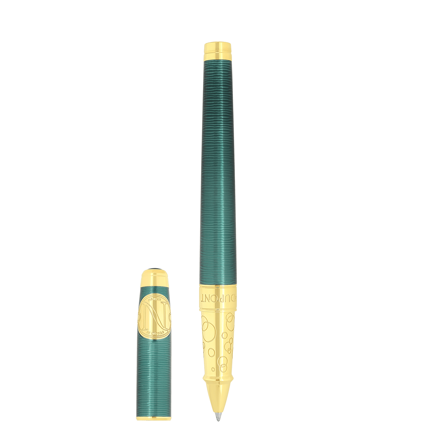S.T. Dupont LINE D ETERNITY - LARGE ROLLERBALL PEN PACIFIC YELLOW GOLD — official product image