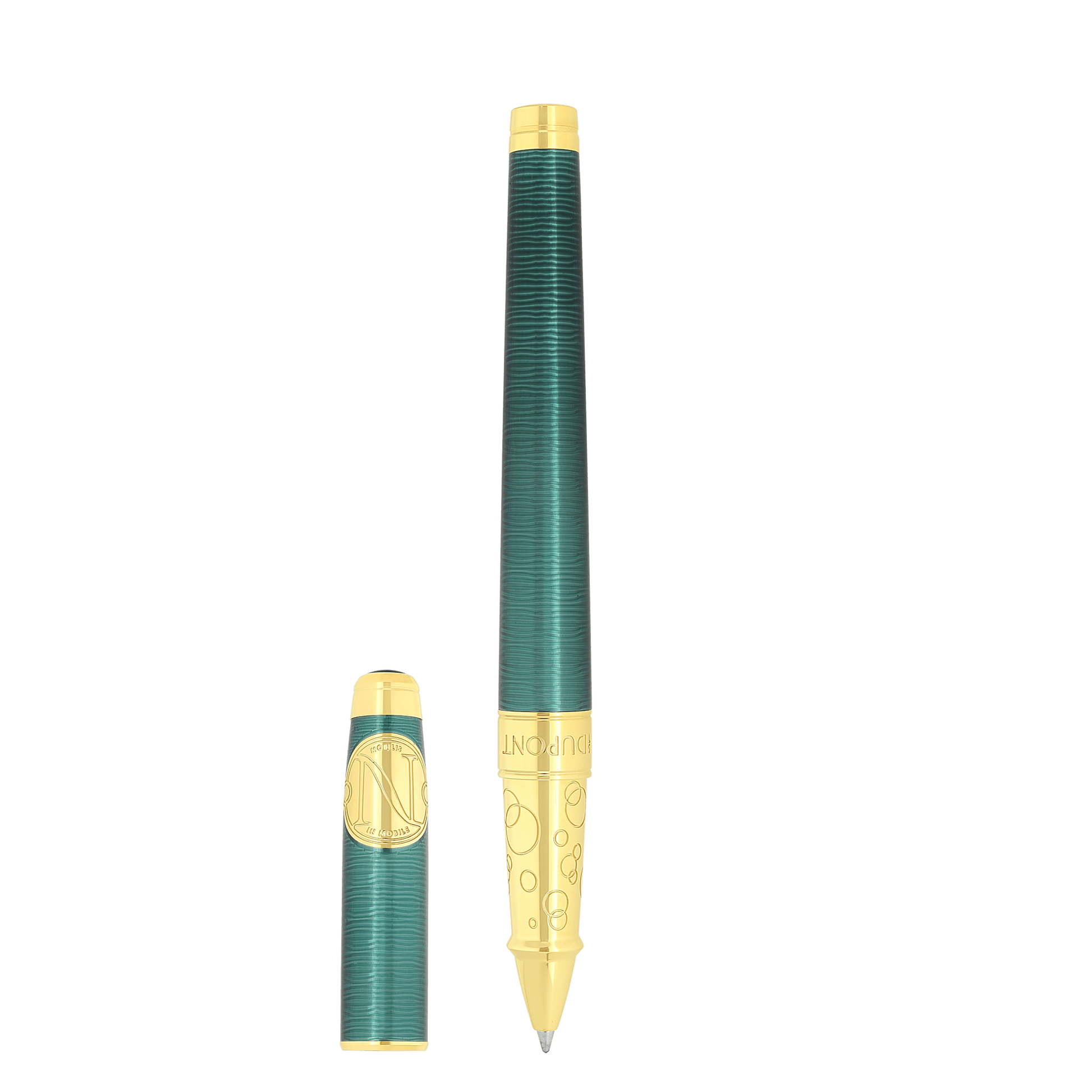 S.T. Dupont LINE D ETERNITY - LARGE ROLLERBALL PEN PACIFIC YELLOW GOLD — official product image