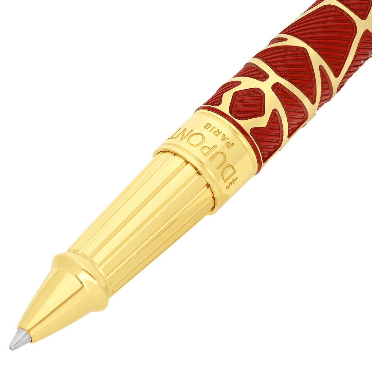 S.T. Dupont Line D Eternity - Large Rollerball Pen Orlinski Red Lacquer / Gold 1N — alternate view
