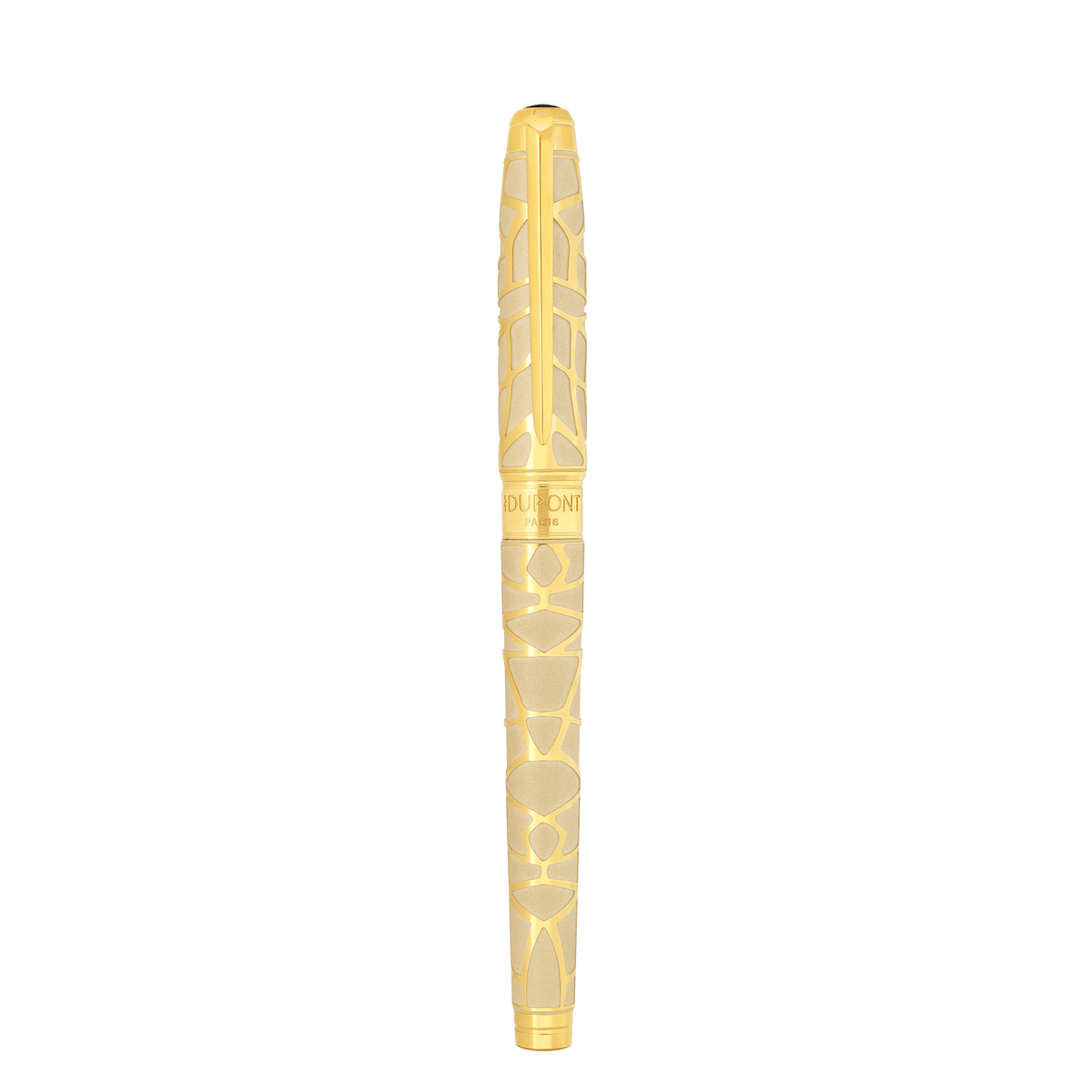 S.T. Dupont Large Line D Eternity Rollerball Pen Gold 1N — angle view