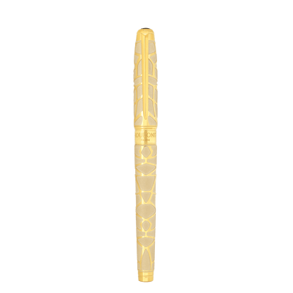 S.T. Dupont Large Line D Eternity Rollerball Pen Gold 1N — angle view