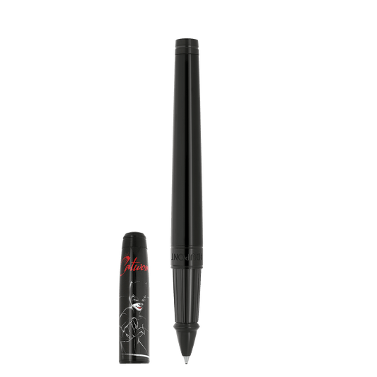 S.T. Dupont LINE D ETERNITY - LARGE ROLLERBALL PEN CATWOMAN BLACK — official product image