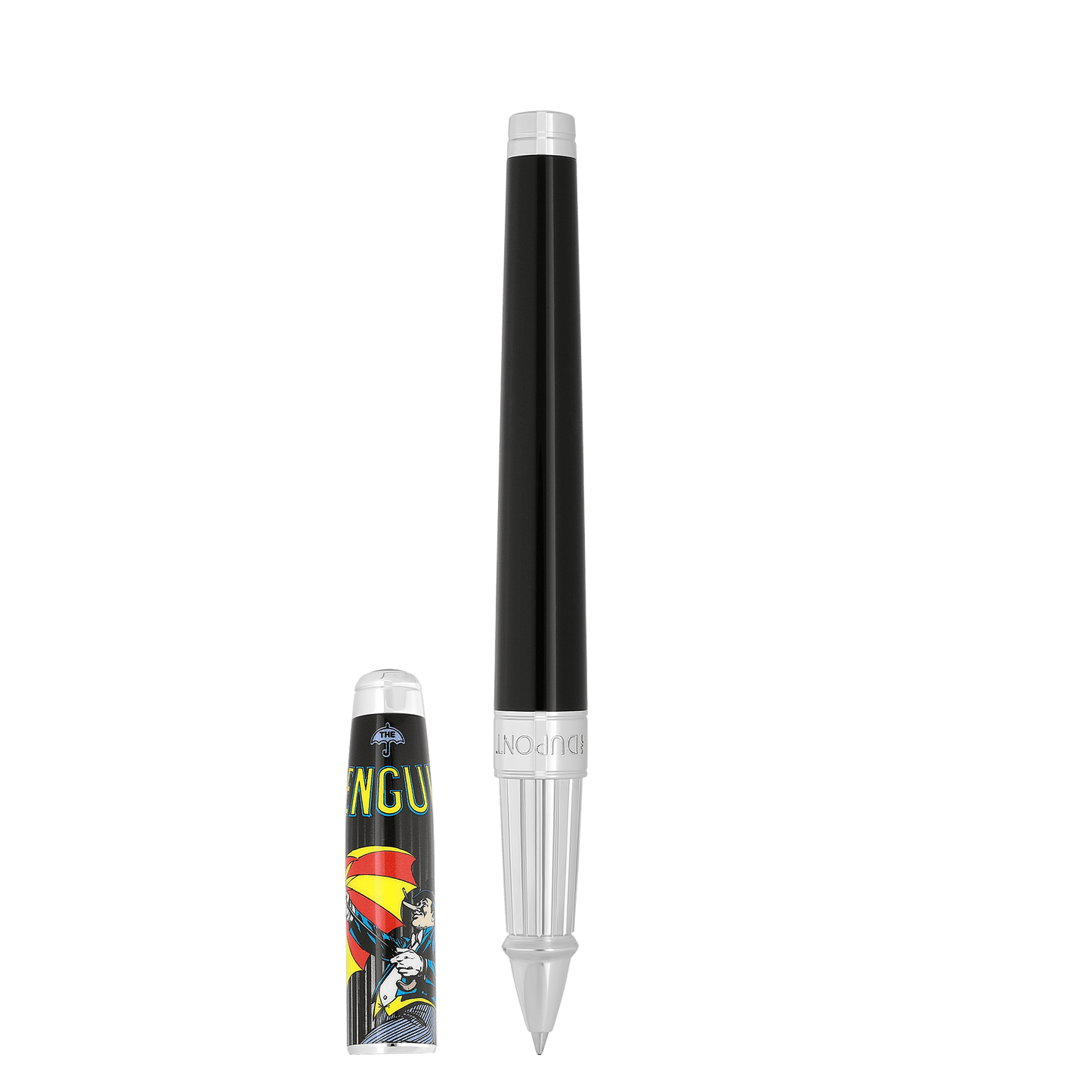 S.T. Dupont LINE D ETERNITY - LARGE ROLLERBALL PEN PENGUIN PALLADIUM — official product image