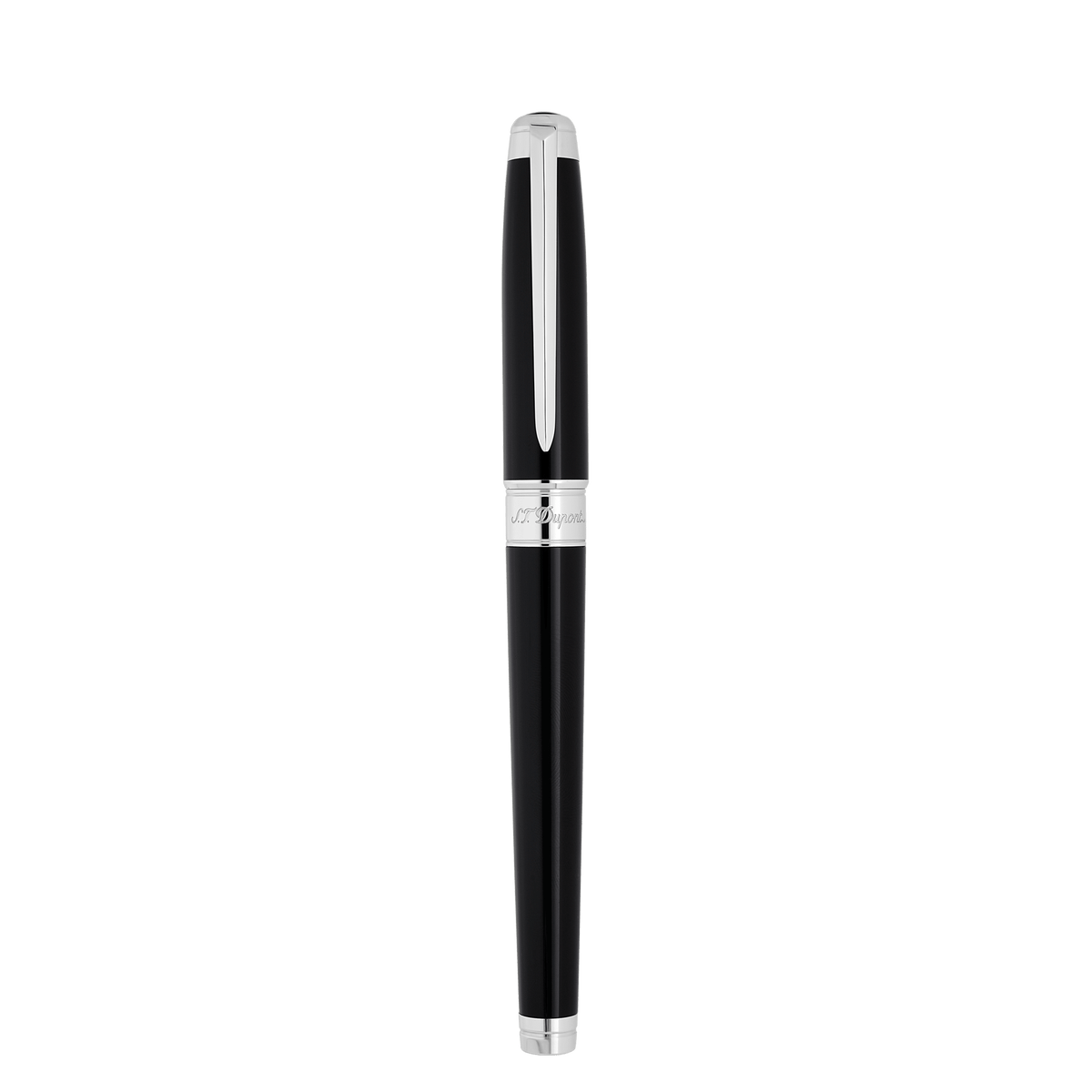 S.T. Dupont Large D Rollerball Pen Lacquer Black Palladium