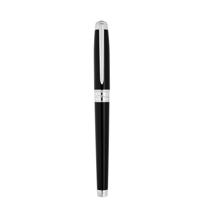 S.T. Dupont Large D Rollerball Pen Lacquer Black Palladium