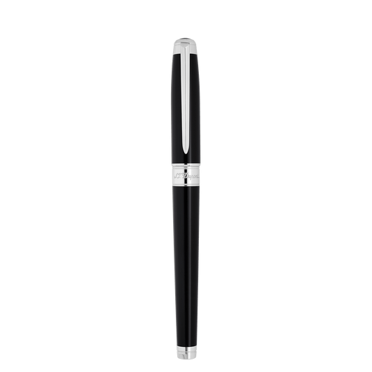 Stylo roller S.T. Dupont grand D laque noir palladium