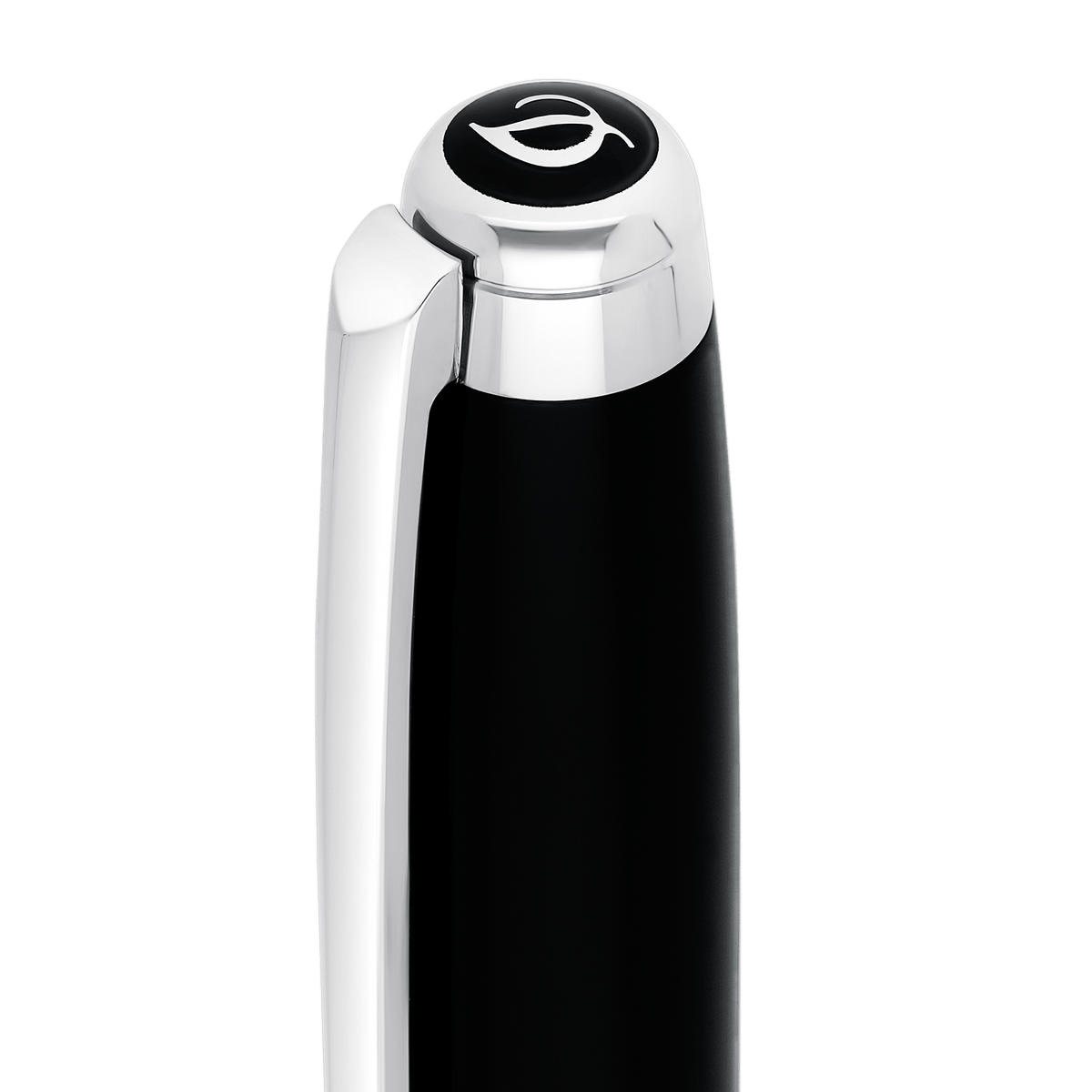 S.T. Dupont Medium D Rollerball Pen Lacquer Black Palladium — detail view