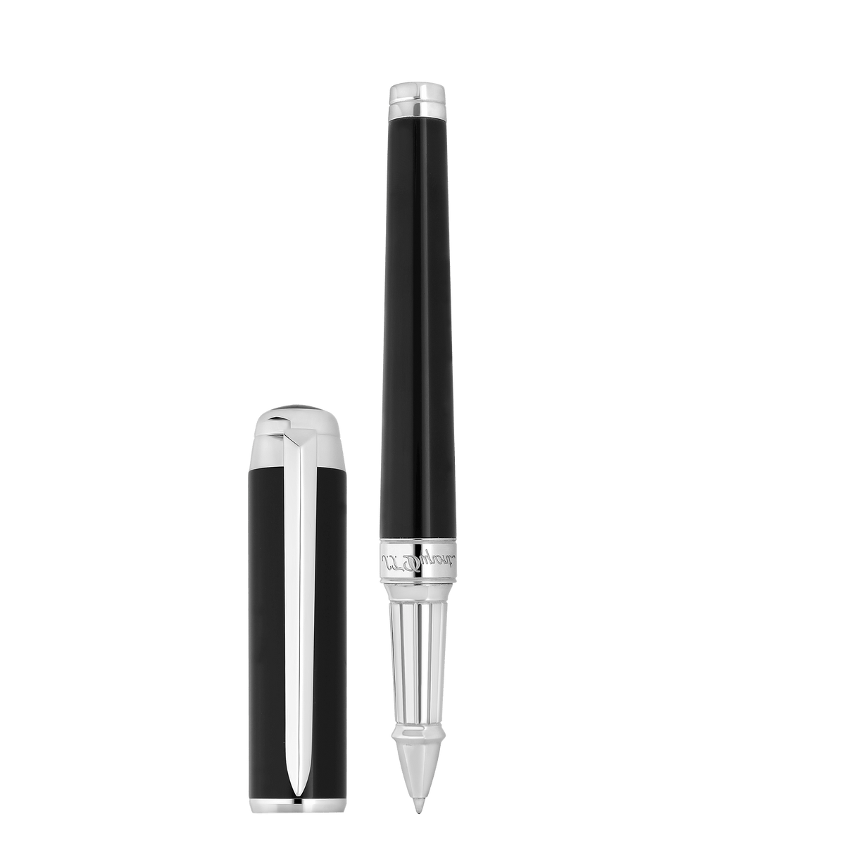 S.T. Dupont Xl D Rollerball Pen Lacquer Black Palladium