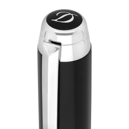 S.T. Dupont Xl D Rollerball Pen Lacquer Black Palladium — detail view