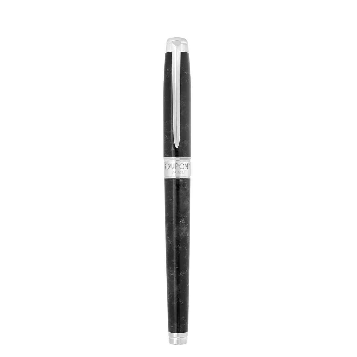 S.T. Dupont Medium D Eternity Rollerball Pen Popote Black Palladium — angle view