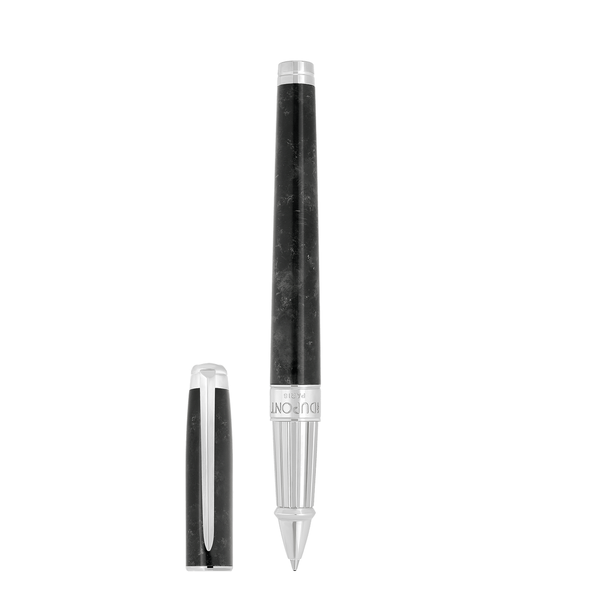 S.T. Dupont Medium D Eternity Rollerball Pen Popote Black Palladium