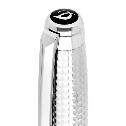 S.T. Dupont Medium D Ballpoint Pen Diamh Palladium — detail view