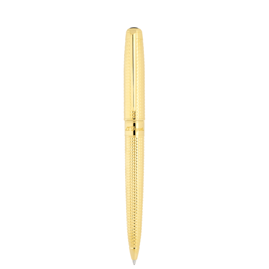 Stylo bille S.T. Dupont grand D pointe de diamant or 3N