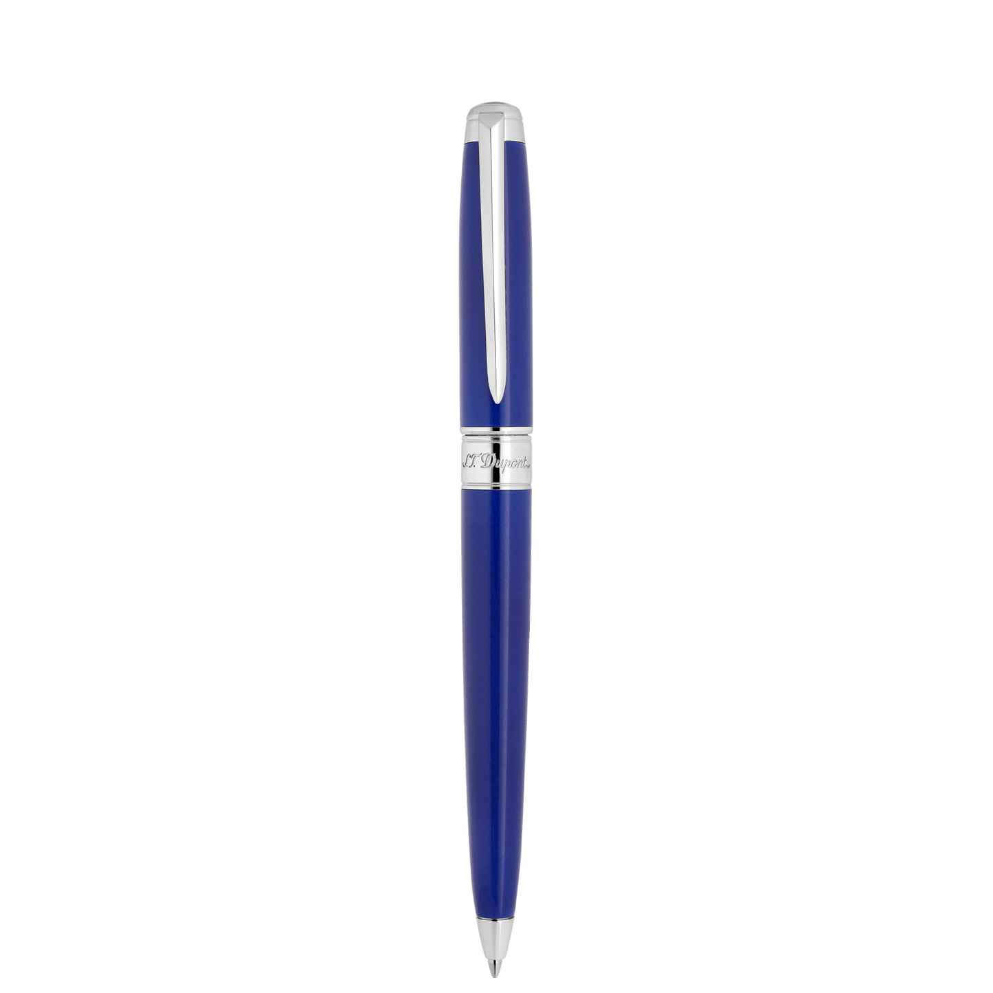 S.T. Dupont LINE D ETERNITY - MEDIUM BALLPOINT PEN SAPPHIRE PALLADIUM — official product image