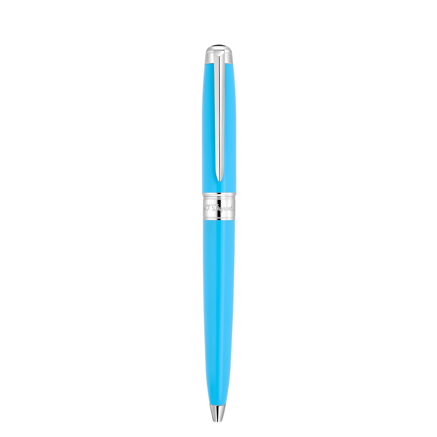 S.T. Dupont Line D Eternity large ballpoint pen turquoise palladium, ref. 425017L