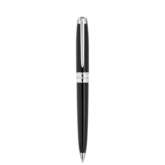 S.T. Dupont LINE D ETERNITY - LARGE BALLPOINT PEN LACQUER BLACK / PALLADIUM — official product image