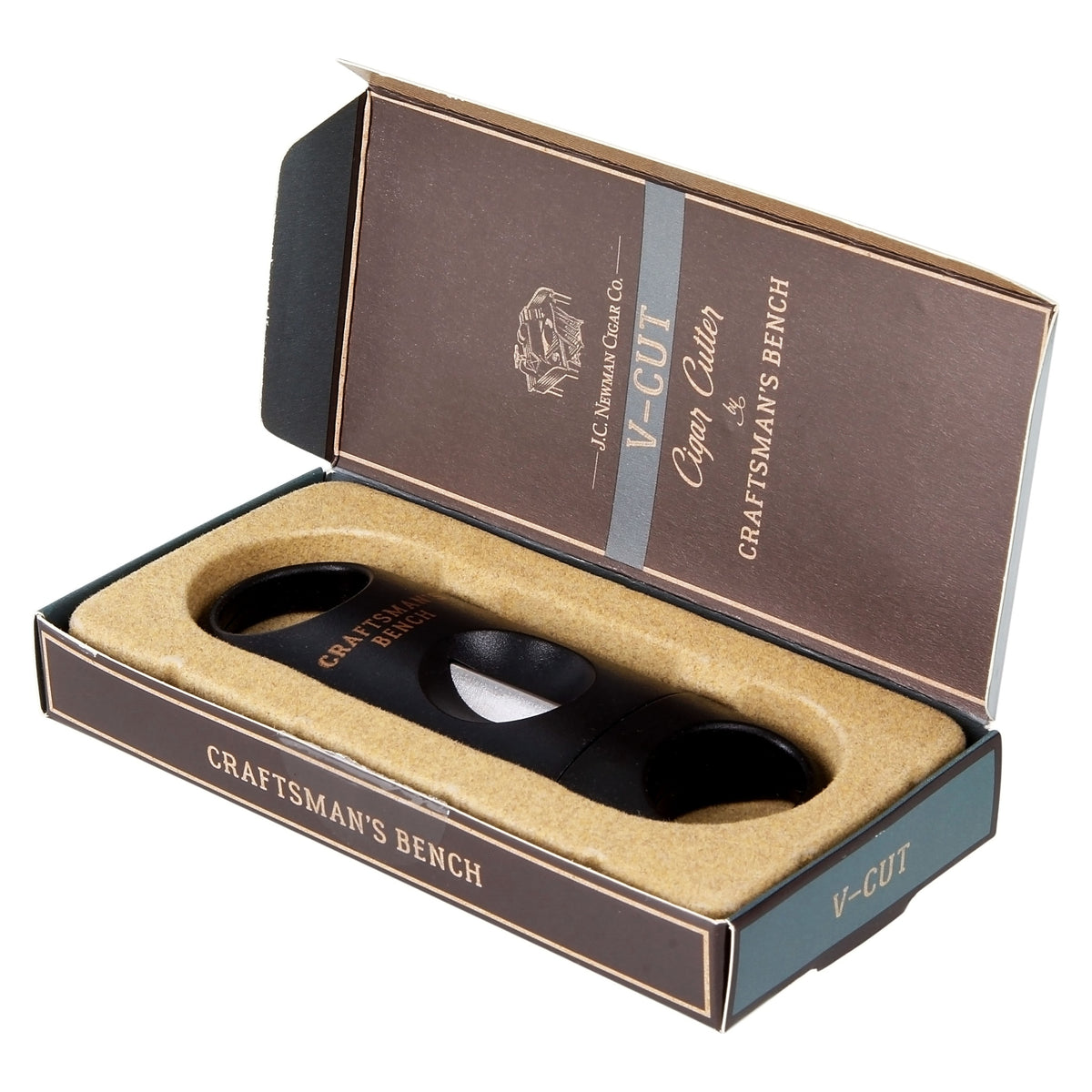 Craftsman's Bench V-Cut Cigar Cutter — in gift box