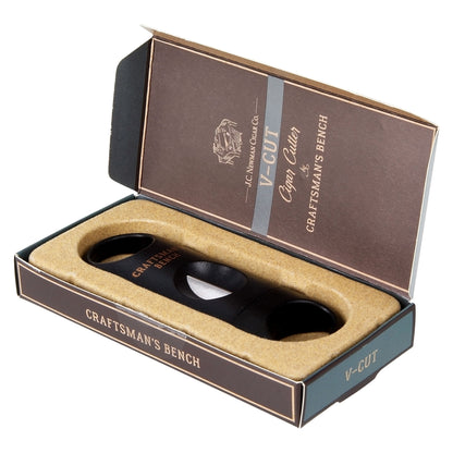 Craftsman's Bench V-Cut Cigar Cutter — in gift box