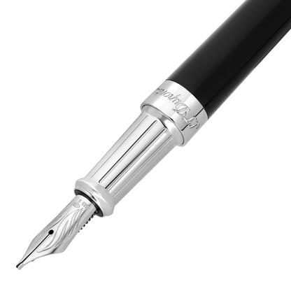 S.T. Dupont Fountain Pen Laq Black Palladium — alternate view