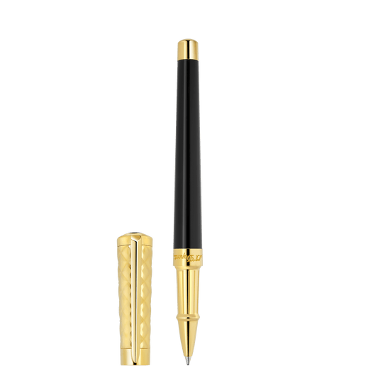 S.T. Dupont LIBERTÉ - ROLLERBALL PEN DUO BLACK / GOLD 3N — official product image