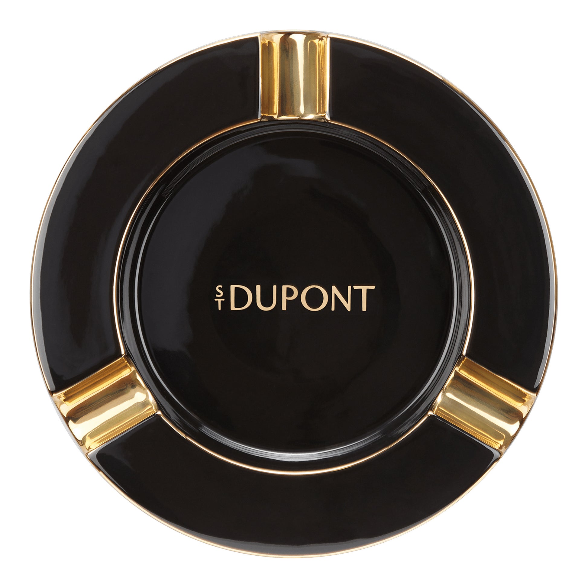 S.T. Dupont Ashtray — Black Gold