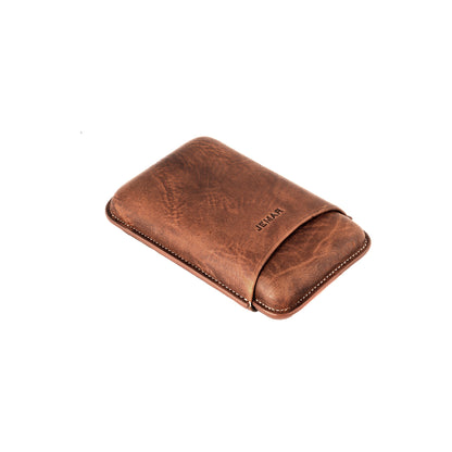 Jemar 464/2 - Bull shoulder 2-cigar leather case - Tauro Pull-Vp