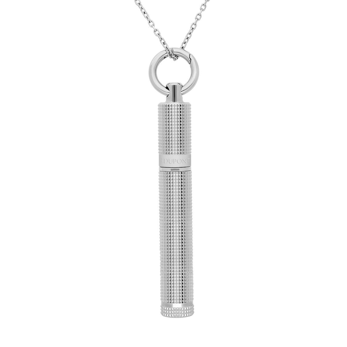 S.T. Dupont Lighter Necklace Diamhead Chrom — angle view