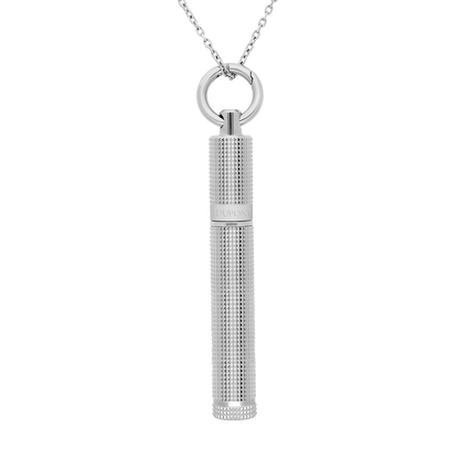 S.T. Dupont Lighter Necklace Diamhead Chrom — angle view