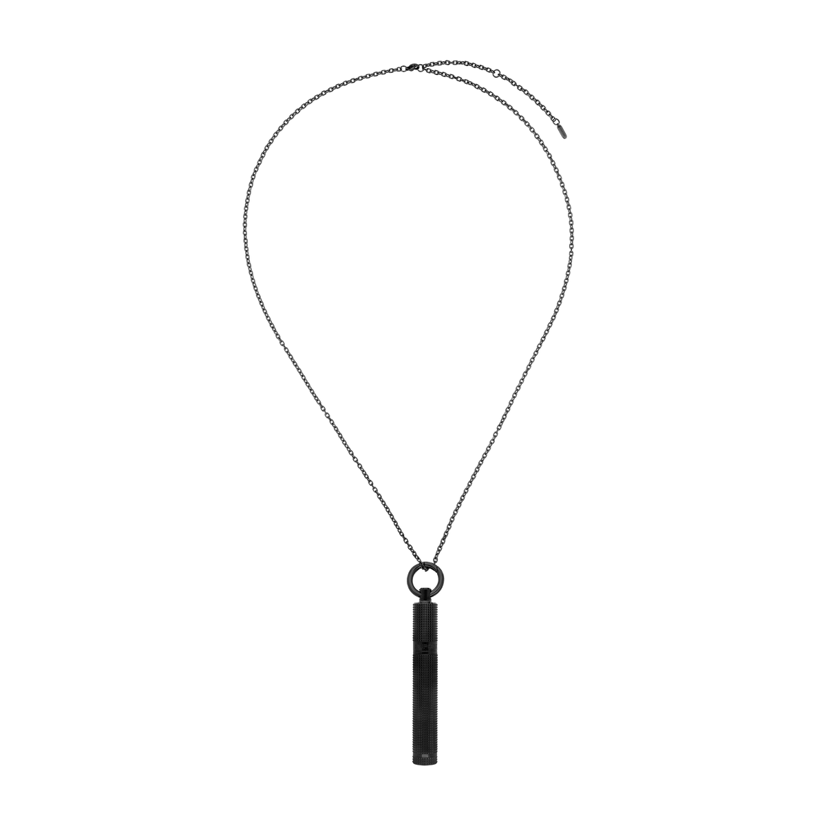 S.T. Dupont Lighter Necklace Diamhead Black — detail view