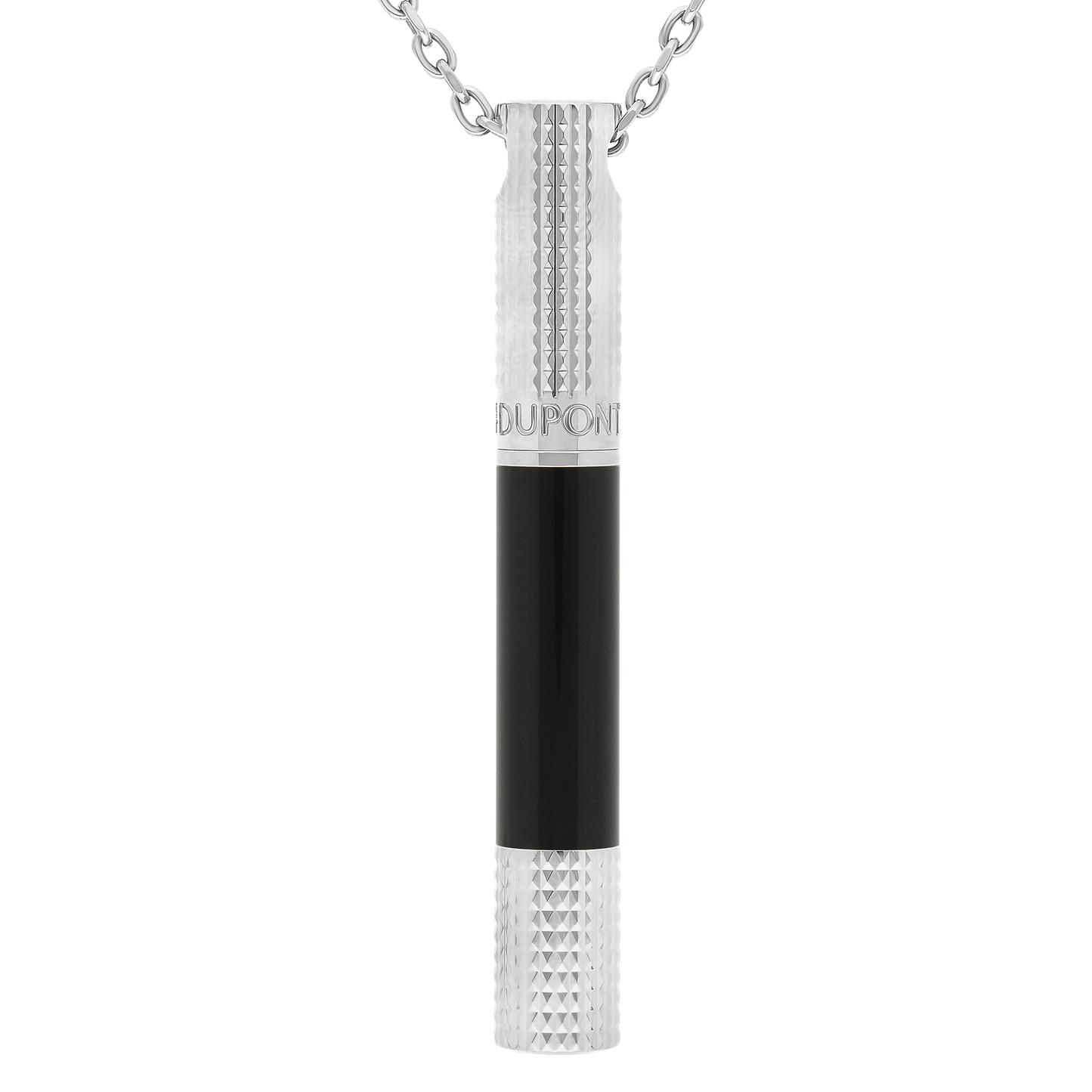 S.T. Dupont Mini Pen Necklace Black Chrome