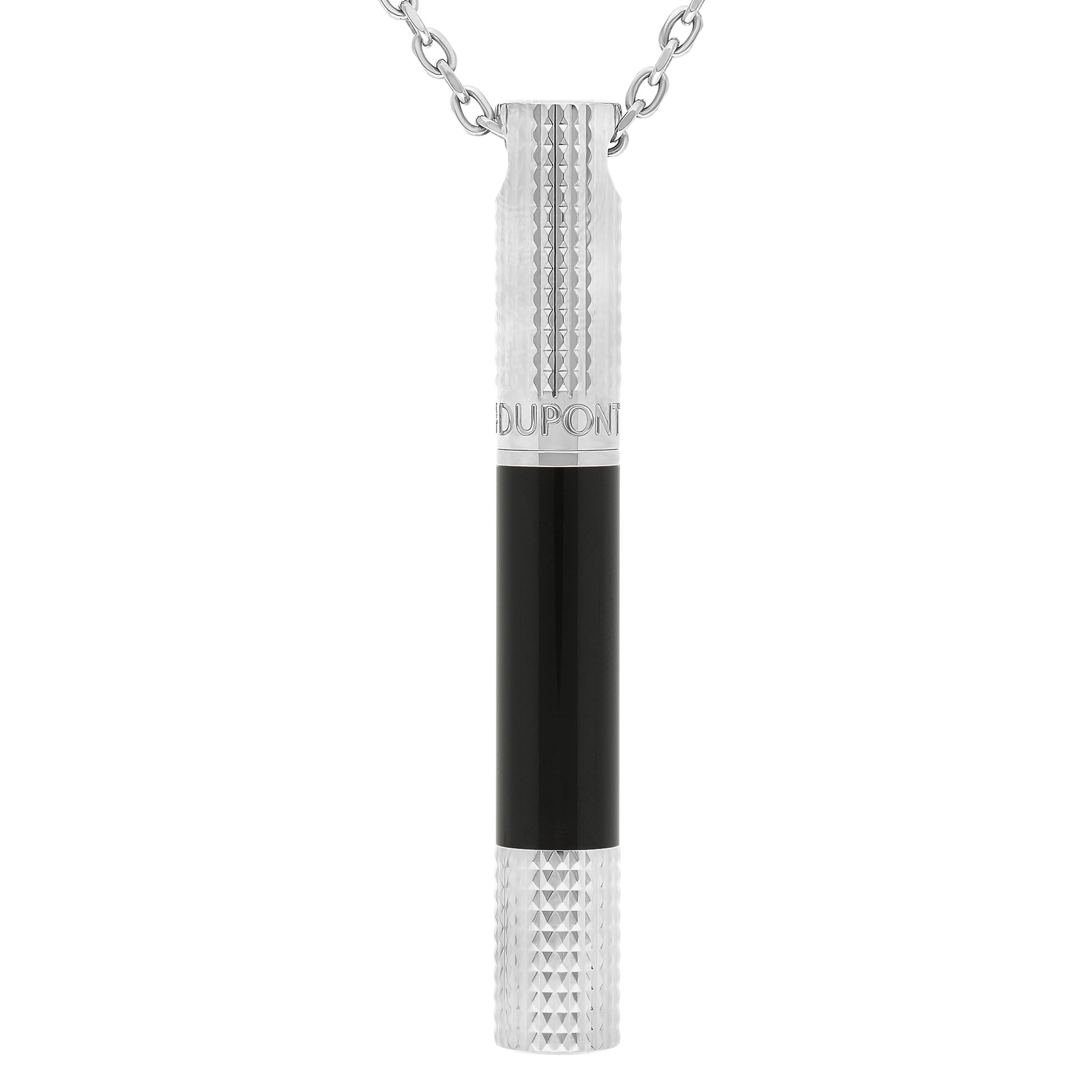 S.T. Dupont Mini Pen Necklace Black Chrome
