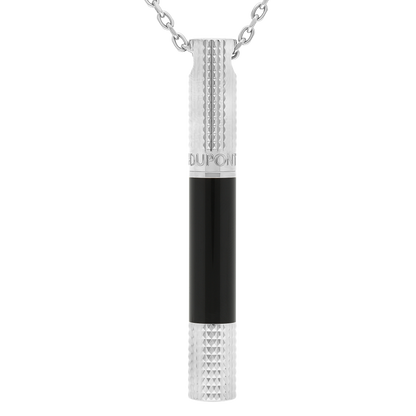 S.T. Dupont Mini Pen Necklace Black Chrome