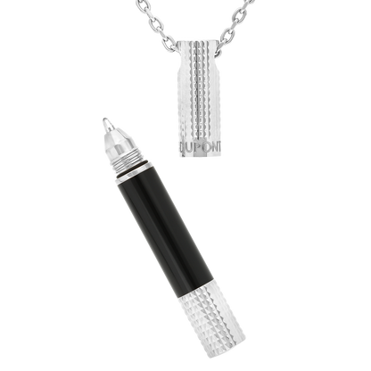 S.T. Dupont Mini Pen Necklace Black Chrome — alternate view
