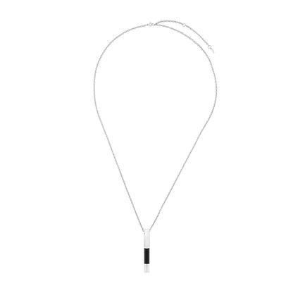 S.T. Dupont Mini Pen Necklace Black Chrome — detail view