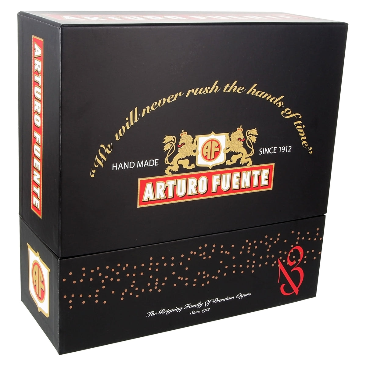 Fuente Round Ceramic Ashtray Black — gift box