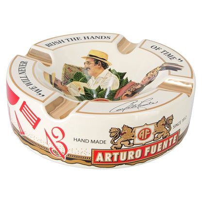 Fuente Round Ceramic Ashtray Cream