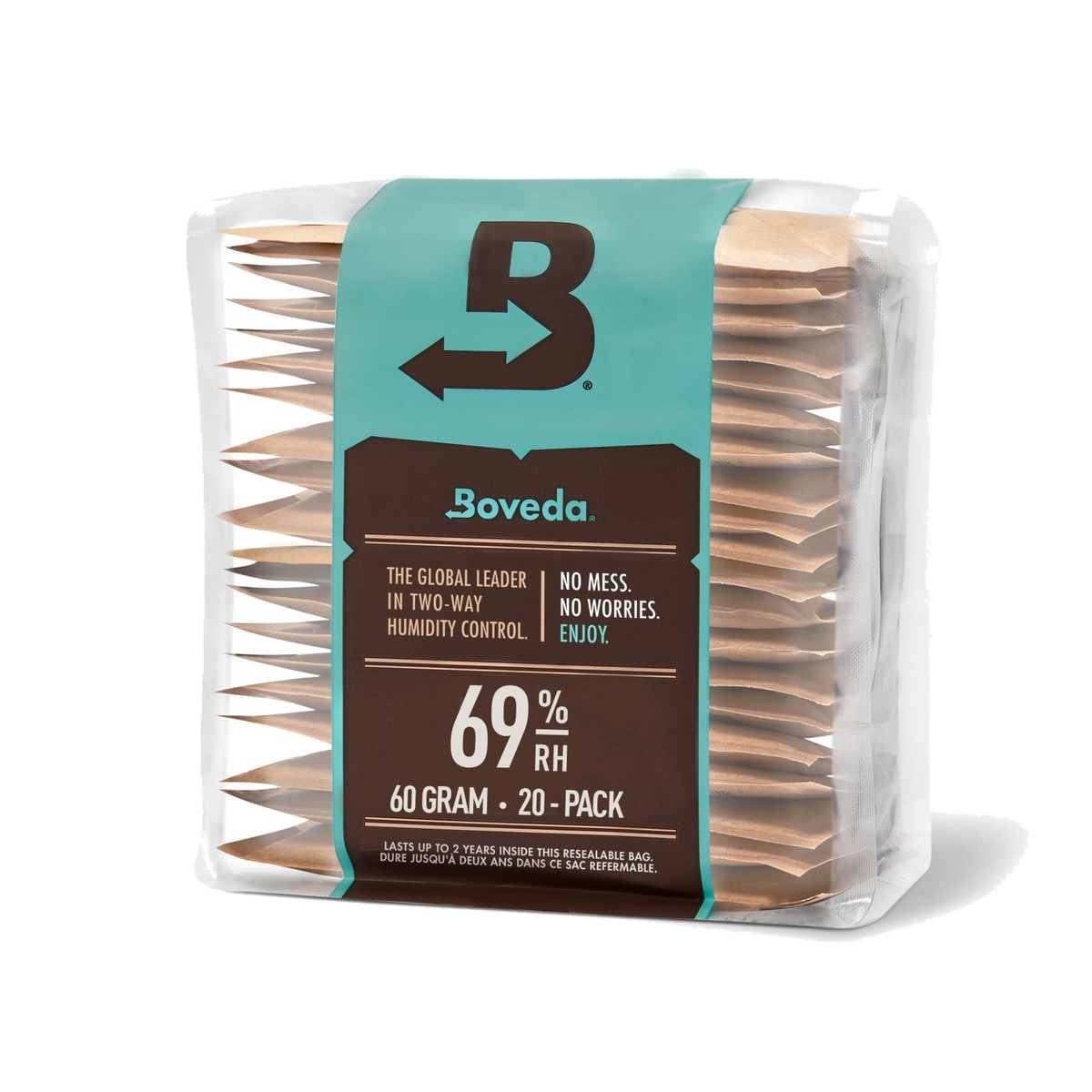 Boveda 69% RH taille 60 lot de 20