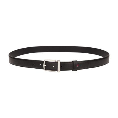 S.T. Dupont Belt Black Grained D Palladium